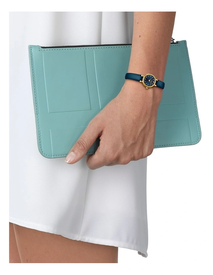 Lovely Round Watch T1400093604100 in Blue image 2