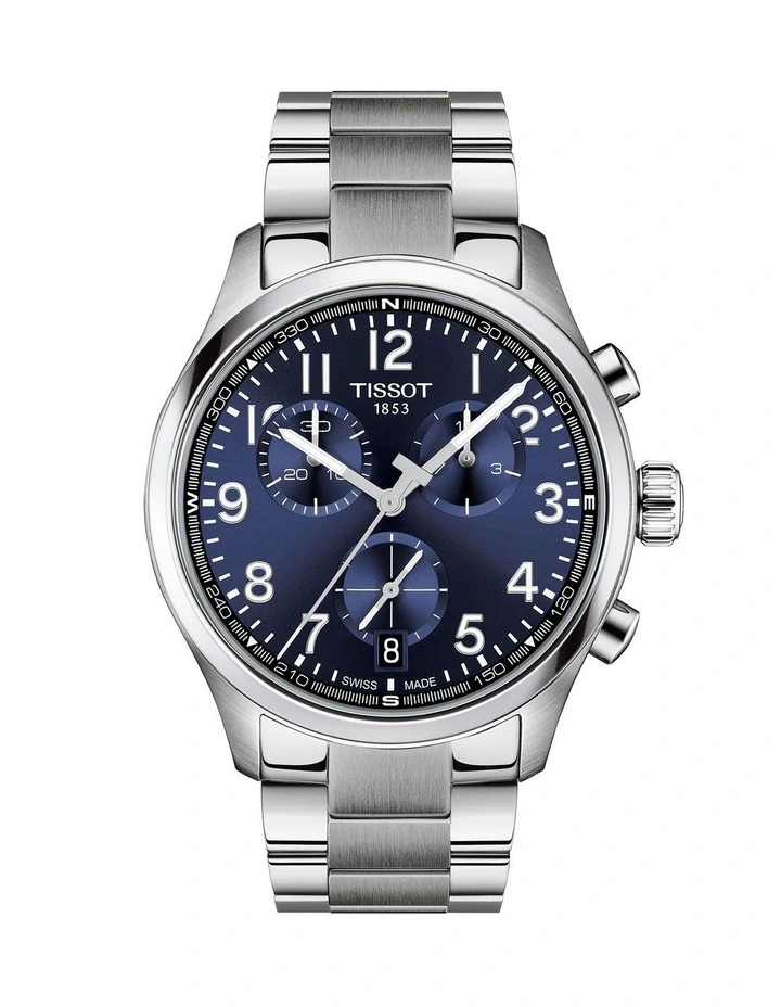 Chrono L 42mm Watch T1164171104200 in Blue image 1