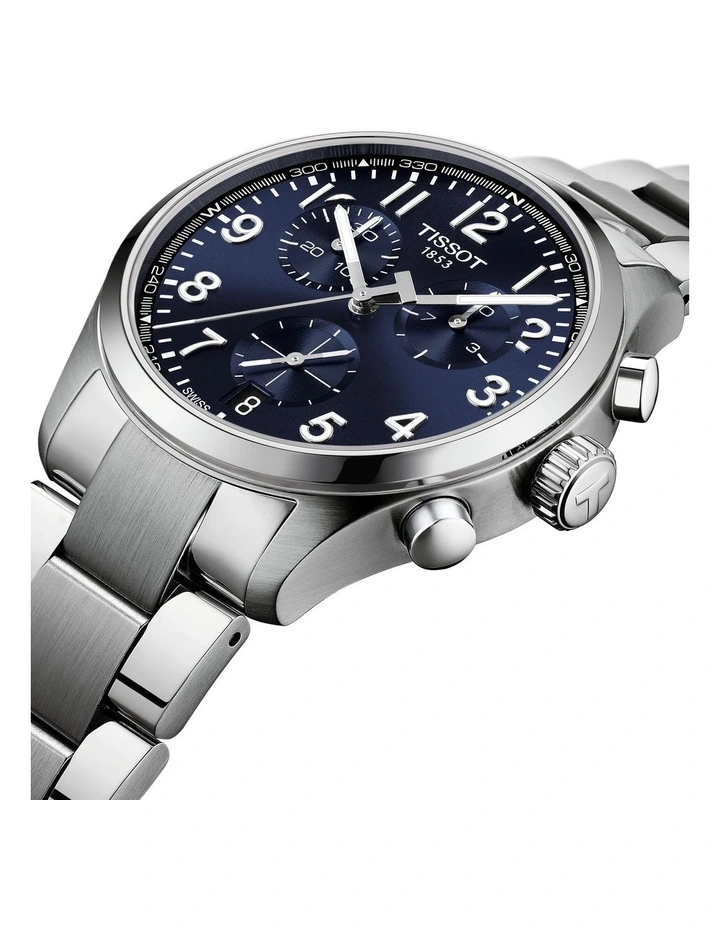 Chrono L 42mm Watch T1164171104200 in Blue image 3