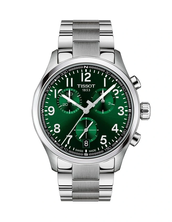 Chrono L 42mm Watch T1164171109200 in Green image 1
