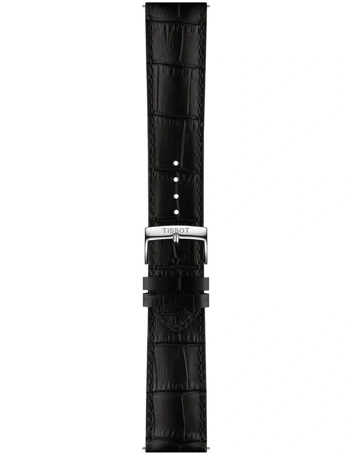 Chrono L 42mm Watch T1164171605200 in Black/Black Leather image 5