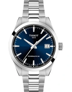 Gentleman Powermatic 80 38mm Watch T1658071104100 in Blue