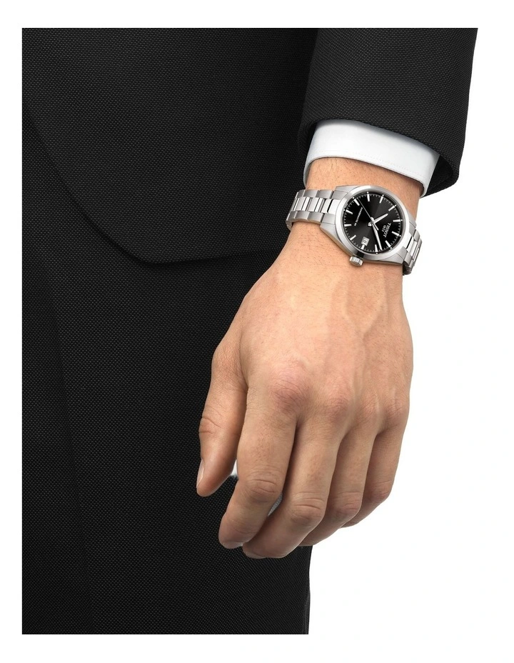 Gentleman Powermatic 80 38mm Watch T1658071105100 in Black image 2