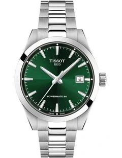 Gentleman Powermatic 80 38mm Watch T1658071109100 in Green