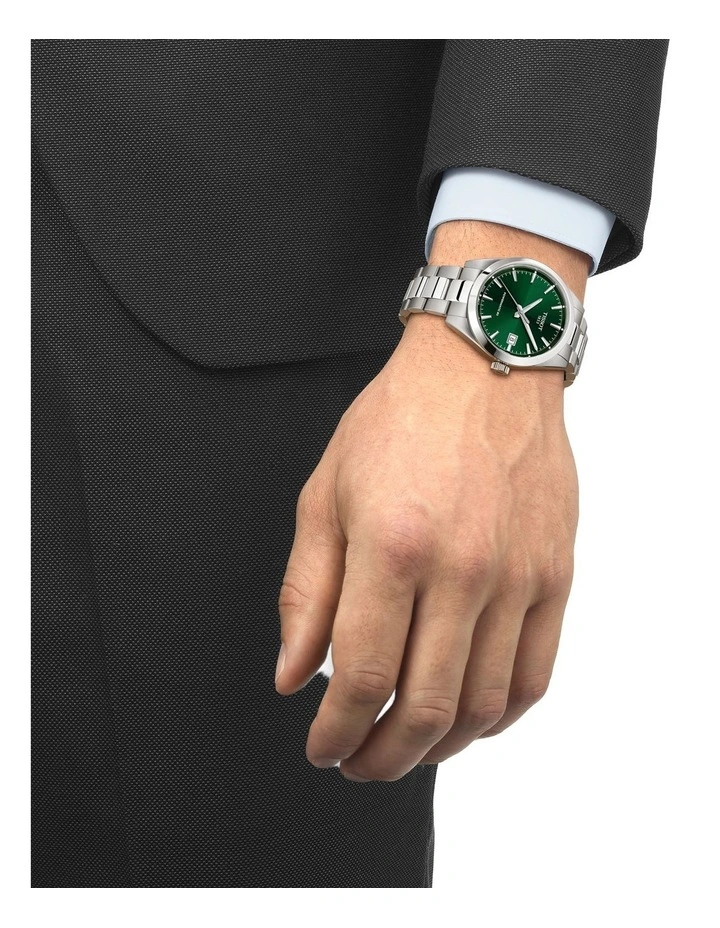 Gentleman Powermatic 80 38mm Watch T1658071109100 in Green image 2