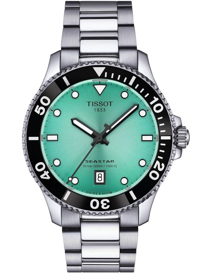 Seastar 1000 40mm Watch T1204101105100 in Black image 1