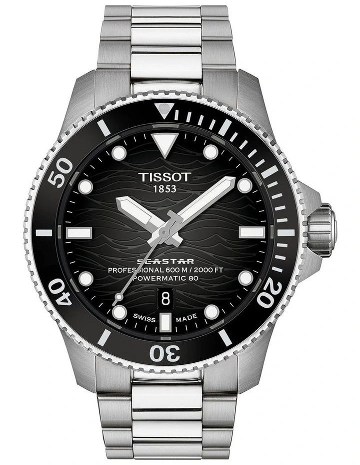 Seastar 2000 44mm Watch T1209071105100 in Black image 1