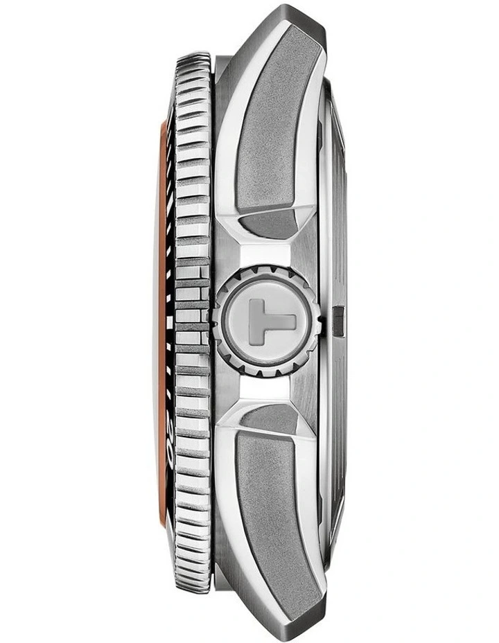 Seastar 2000 44mm Watch T1209071728100 in Orange image 4