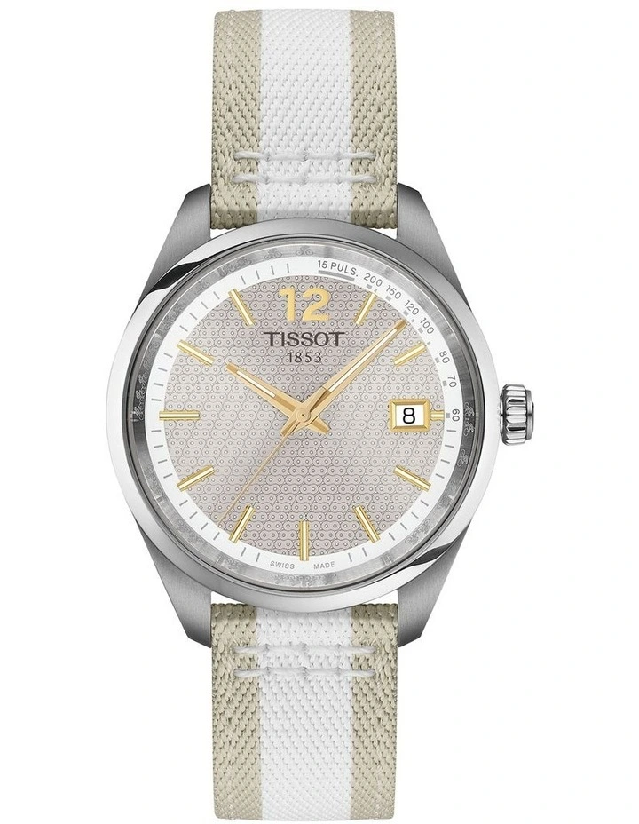 PR 100 Cycling 36mm Watch T1502101703700 in Grey image 1