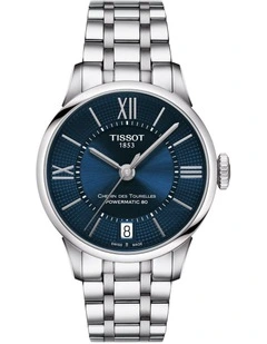 Chemin des Tourelles Powermatic 80 Lady T0992071104800 Automatic Watch in Blue