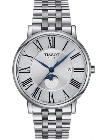 Carson Premium Moonphase T1224231103300 Watch in Silver
