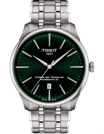 Chemin des Tourelles Powermatic 80 42mm T1394071109100 Watch in Green