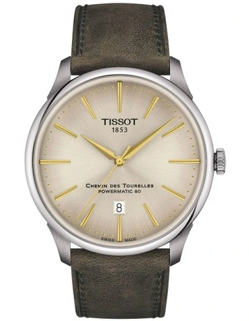 Chemin des Tourelles Powermatic 80 42mm T1394071626100 Watch in Ivory
