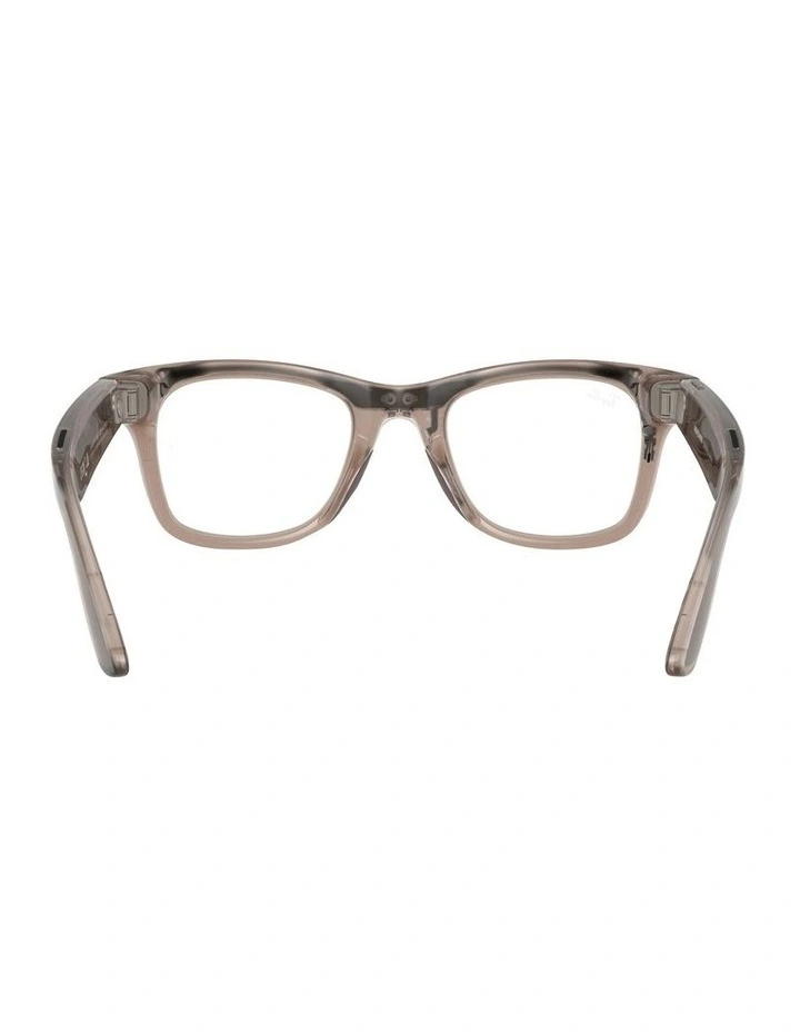 Meta Wayfarer Sunglasses in Grey image 4