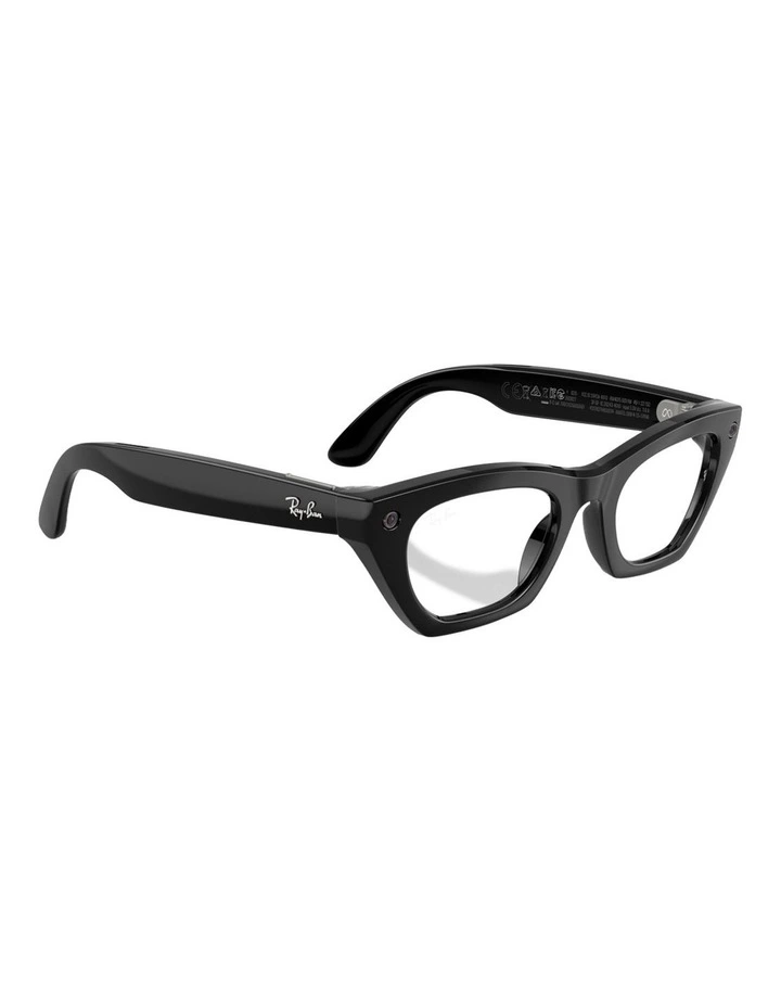 Ray-Ban Meta (Gen 3) Zena Injected Sunglasses in Black image 4