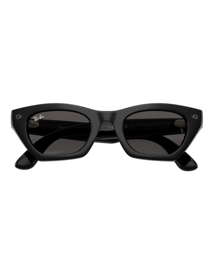 Ray-Ban Meta (Gen 3) Zena Injected Sunglasses in Black image 4