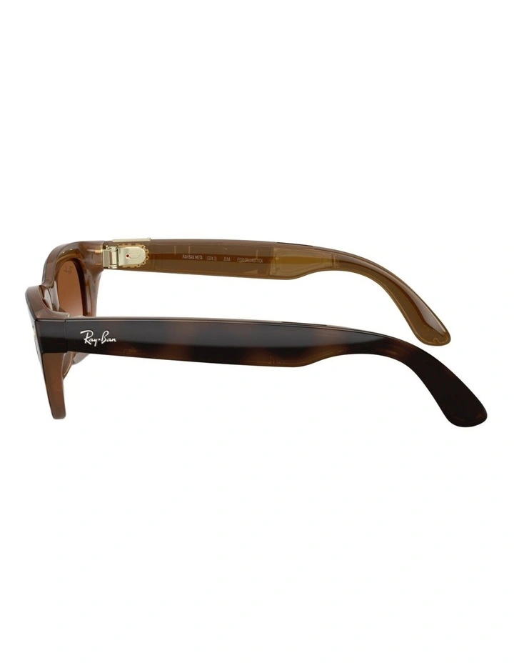 Ray-Ban Meta (Gen 3) Zena Injected Sunglasses in Tortoise image 3