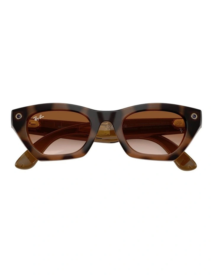 Ray-Ban Meta (Gen 3) Zena Injected Sunglasses in Tortoise image 4