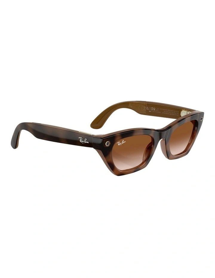 Ray-Ban Meta (Gen 3) Zena Injected Sunglasses in Tortoise image 5