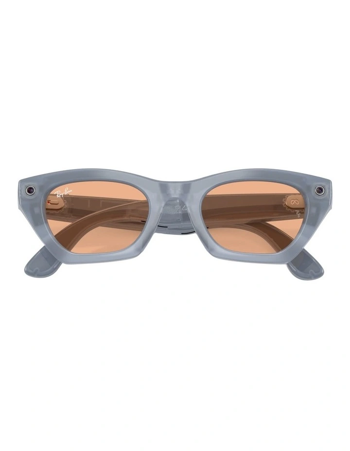Ray-Ban Meta (Gen 3) Zena Injected Sunglasses in Grey image 5