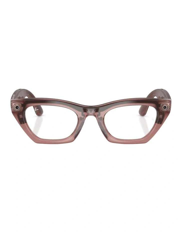 Ray-Ban Meta (Gen 3) Zena Injected Sunglasses in Pink image 1