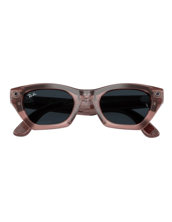 Ray-Ban Meta (Gen 3) Zena Injected Sunglasses in Pink image 4