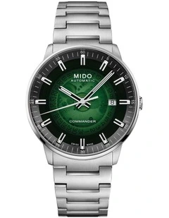 Commander Gradient Watch in Silver