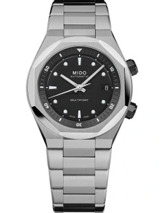 Multifort 8 Two Crowns Watch in Silver
