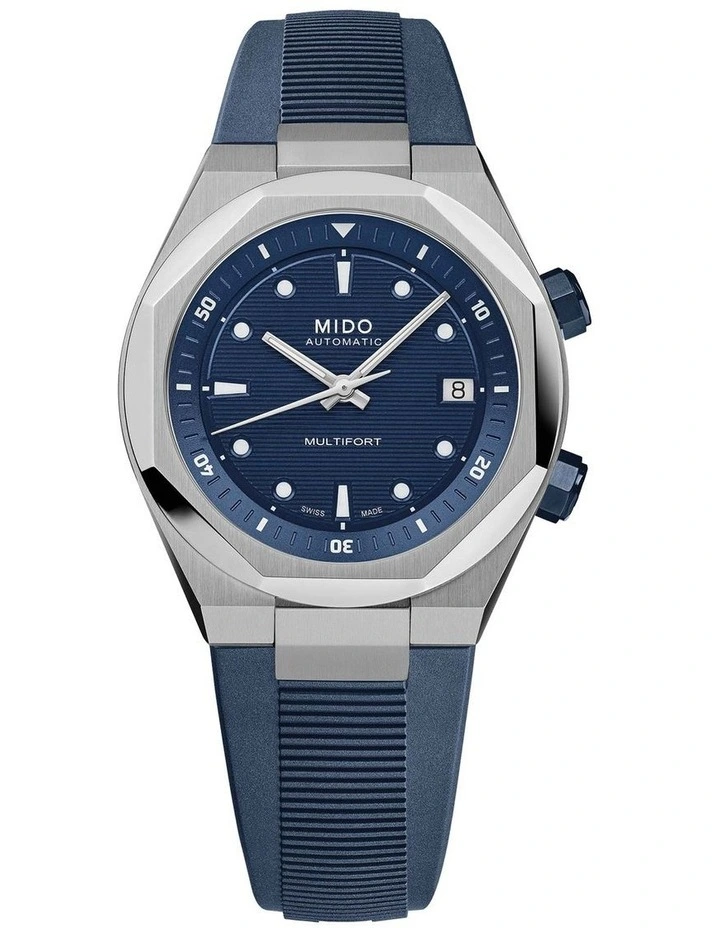 Multifort 8 Two Crowns Watch in Blue image 1