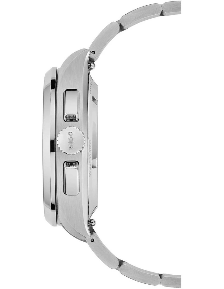 Multifort Skeleton Chronograph Watch in Grey image 3