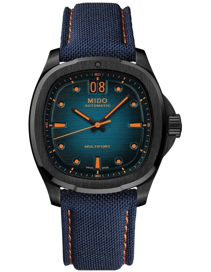 Multifort TV Big Date Watch in Blue image 1