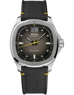 Multifort TV Big Date Watch in Grey