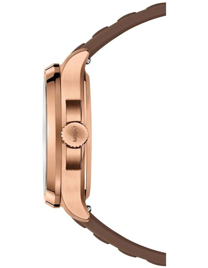 Multifort TV Big Date Watch in Brown image 3