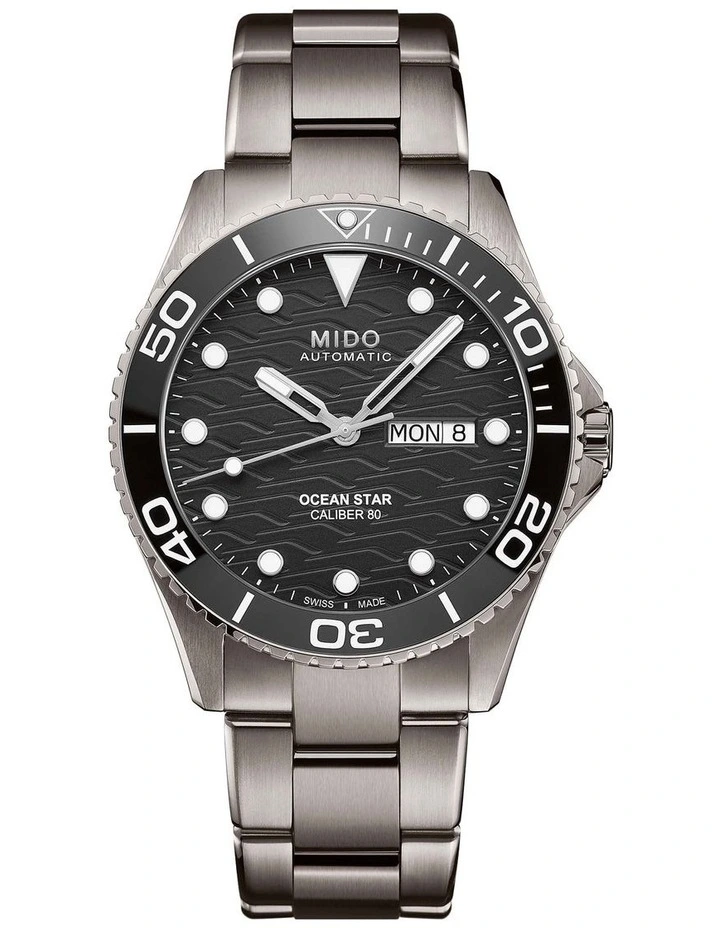 Ocean Star 200C Watch in Black image 1