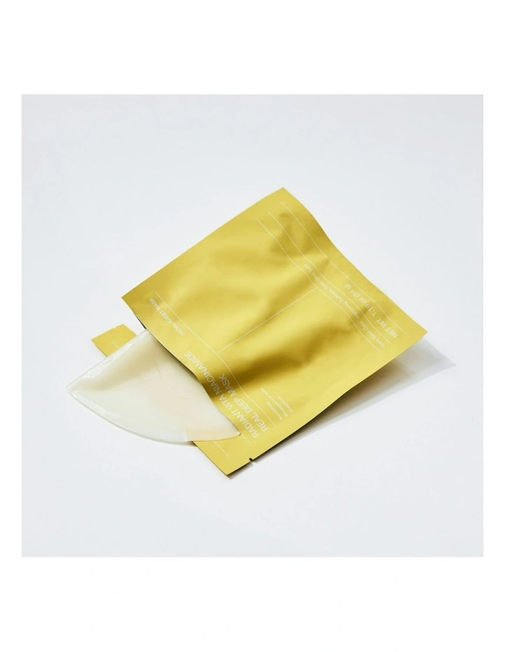 Radiant Vita Niacinamide Real Deep Mask Bundle 4 Pieces in Yellow image 5