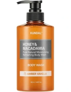 Honey And Macadamia Pure Body Wash Amber Vanilla