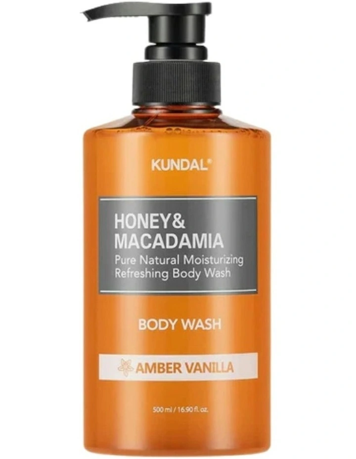 Honey And Macadamia Pure Body Wash Amber Vanilla image 1