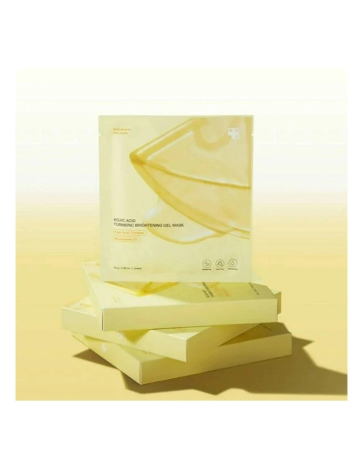 Kojic Acid Turmeric Brightening Gel Mask Bundle 4Pieces image 2