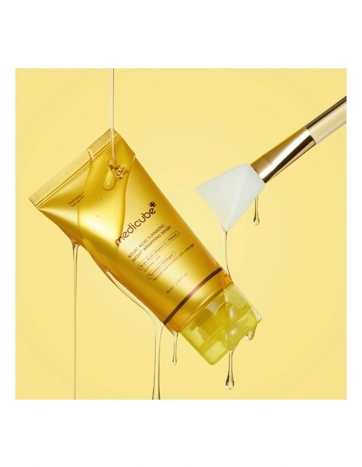 Kojic Acid Turmeric Night Wrapping Mask image 6
