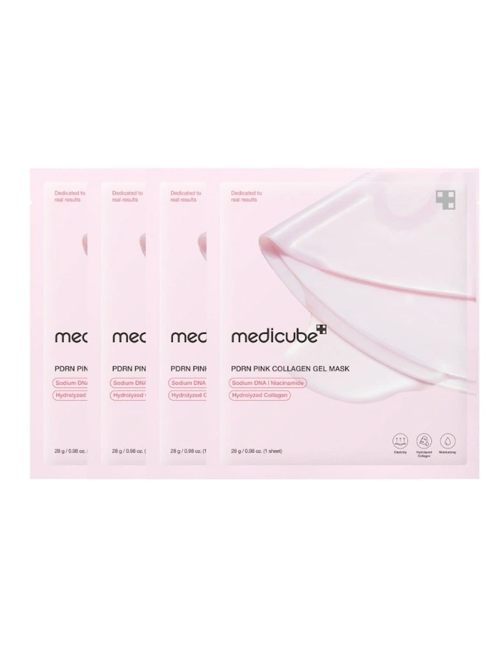 PDRN Pink Collagen Gel Mask Bundle 4 Picecs image 1