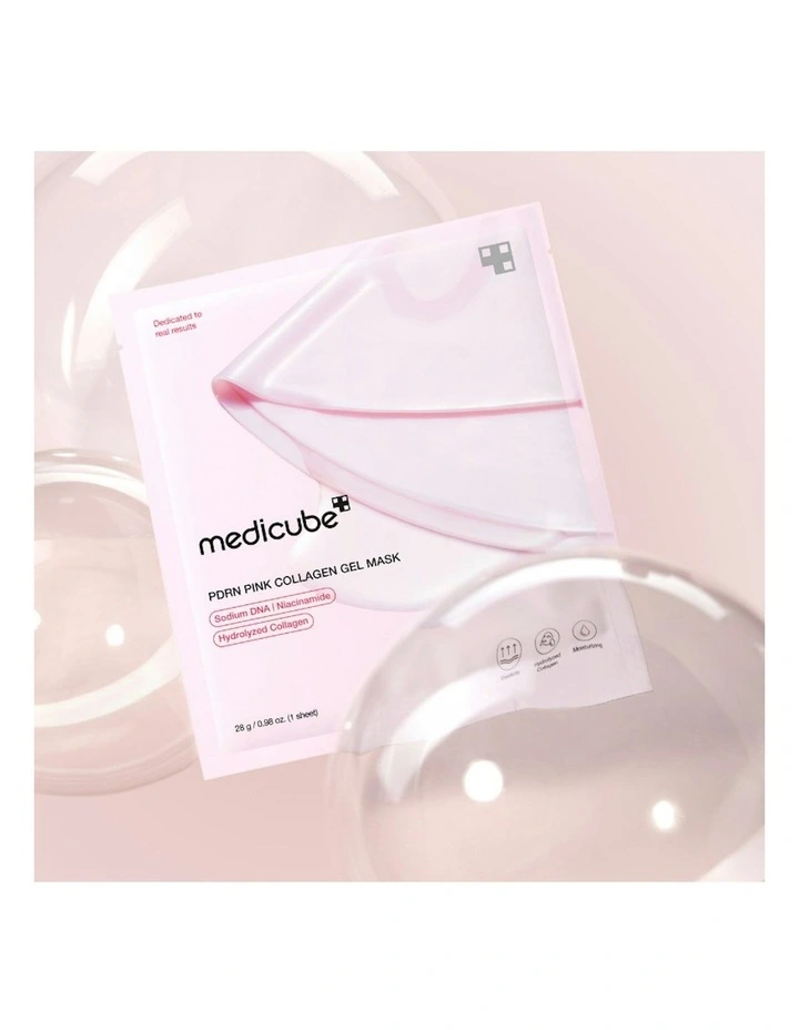 PDRN Pink Collagen Gel Mask Bundle 4 Picecs image 3