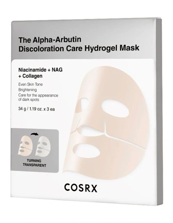 Arbutin Discoloration Hydrogel Mask image 1