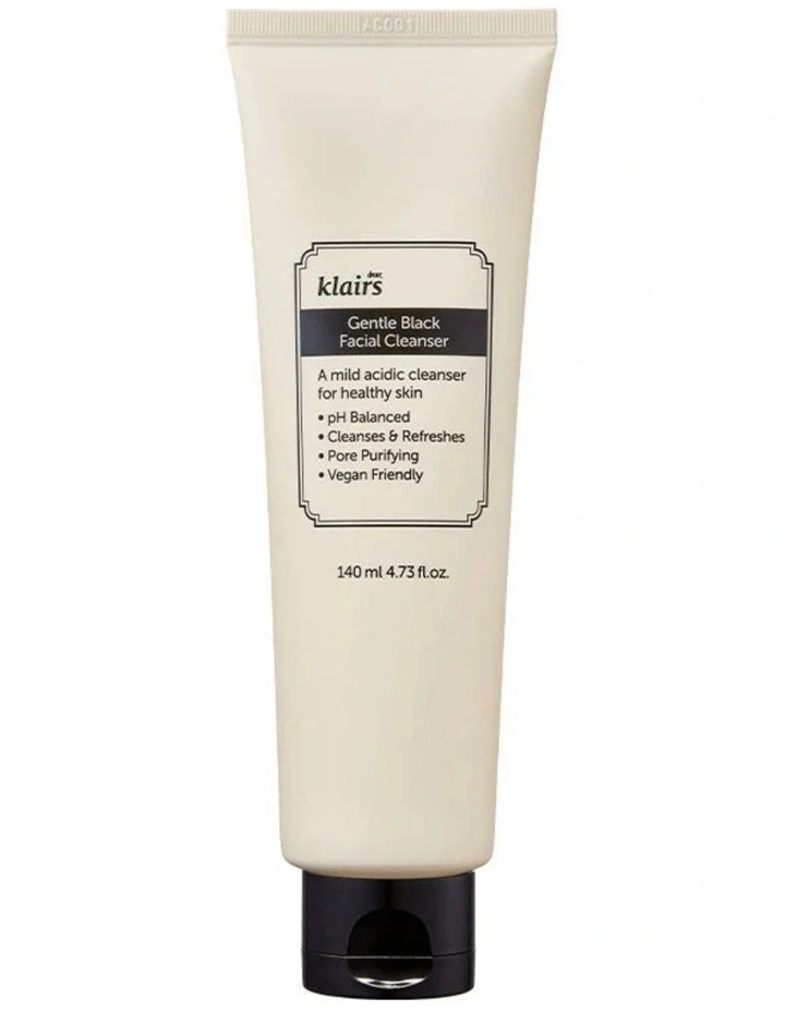 Gentle Black Facial Cleanser 140ml image 1