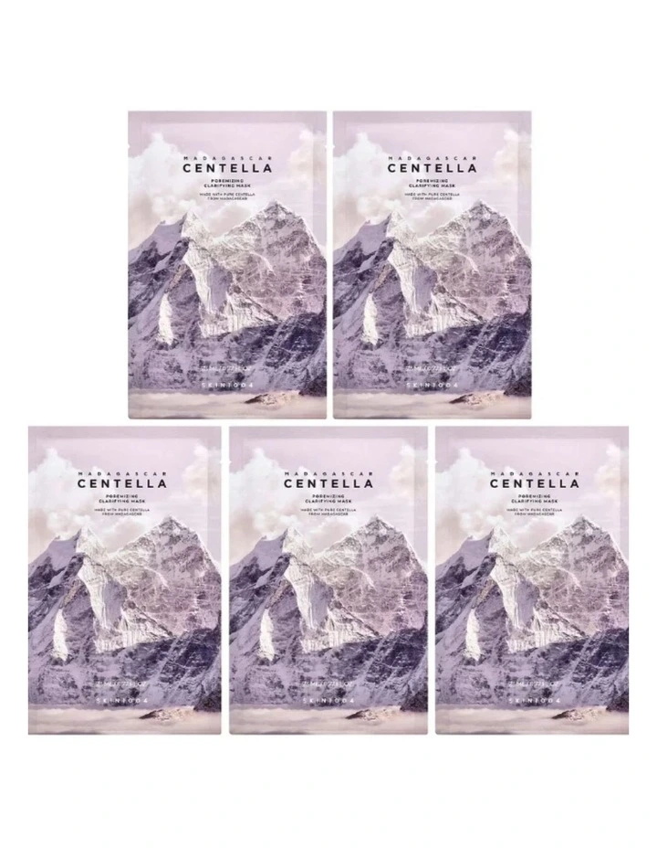 Madagascar Centella Poremizing Clarifying Mask 5 Pieces image 1