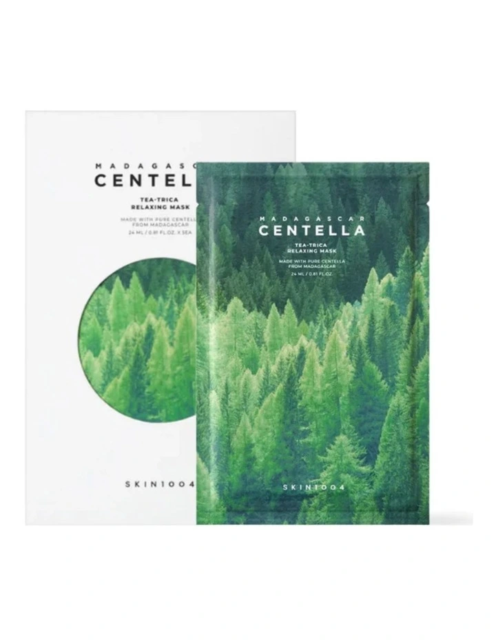 Madagascar Centella Tea-Trica Relaxing Mask 5 Pieces image 1