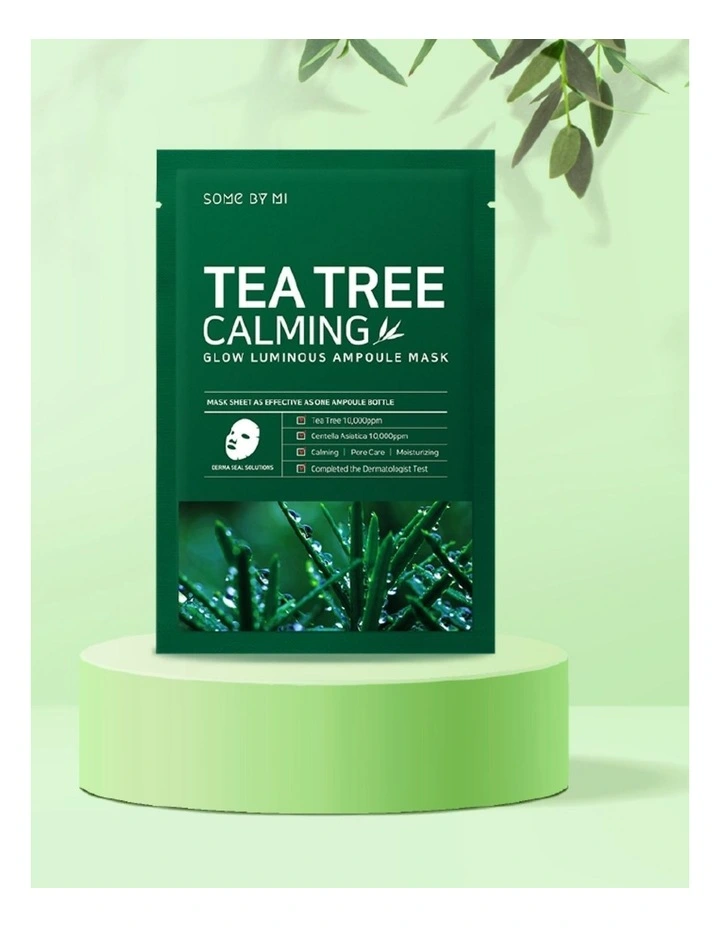 Tea Tree Calming Glow Luminous Ampoule Mask Bundle 10 Pieces image 2