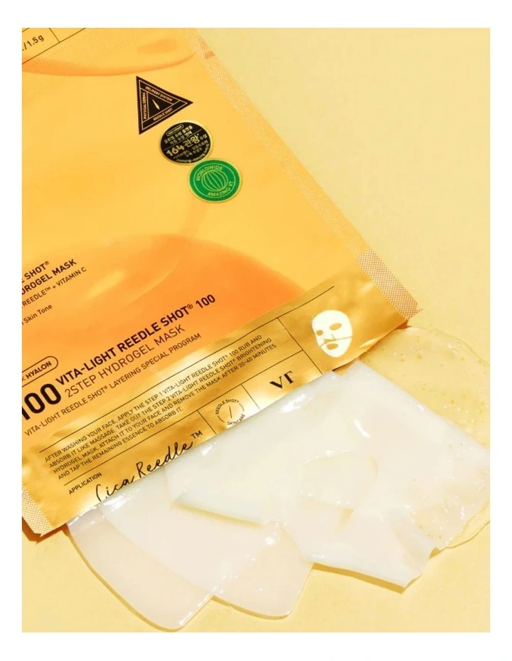 Vita-Light Reedle Shot 100 2 Step Hydrogel Mask image 2