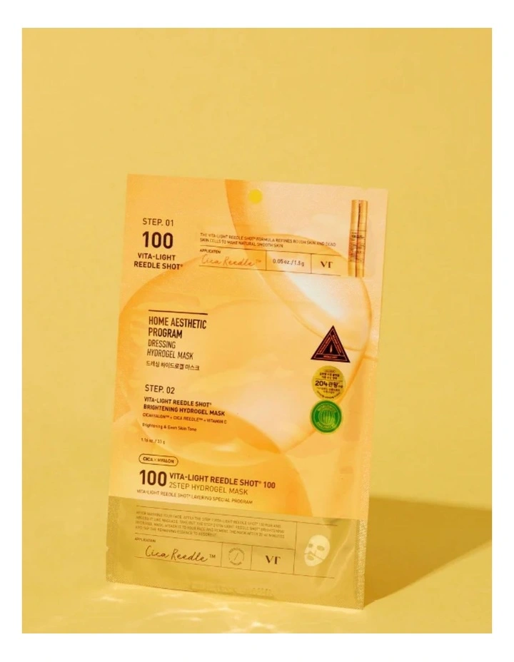 Vita-Light Reedle Shot 100 2 Step Hydrogel Mask image 3