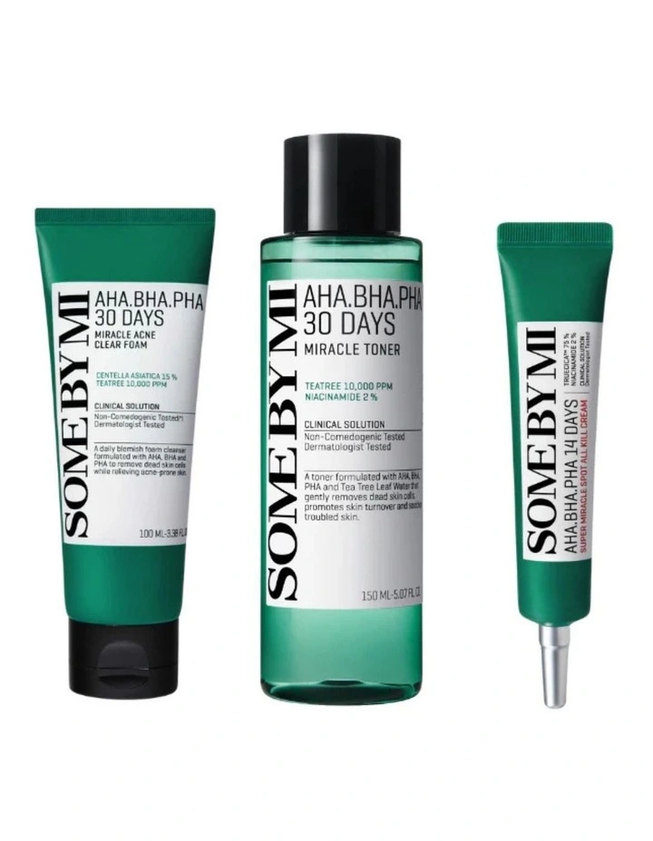 AHA BHA PHA Miracle Skincare Set image 1