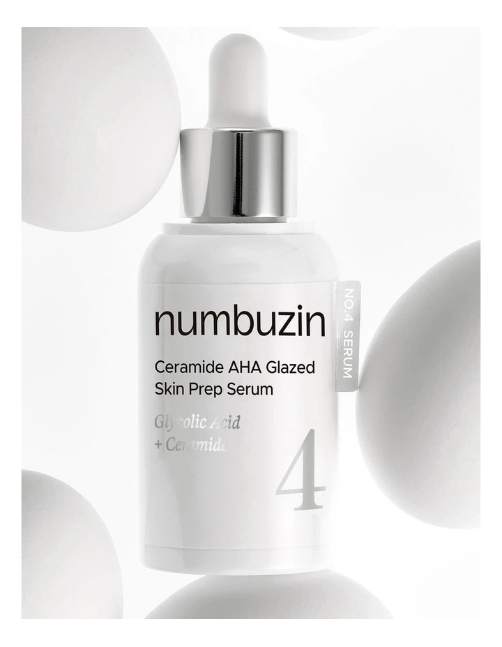 No.4 Ceramide AHA Glazed Skin Prep Serum image 3